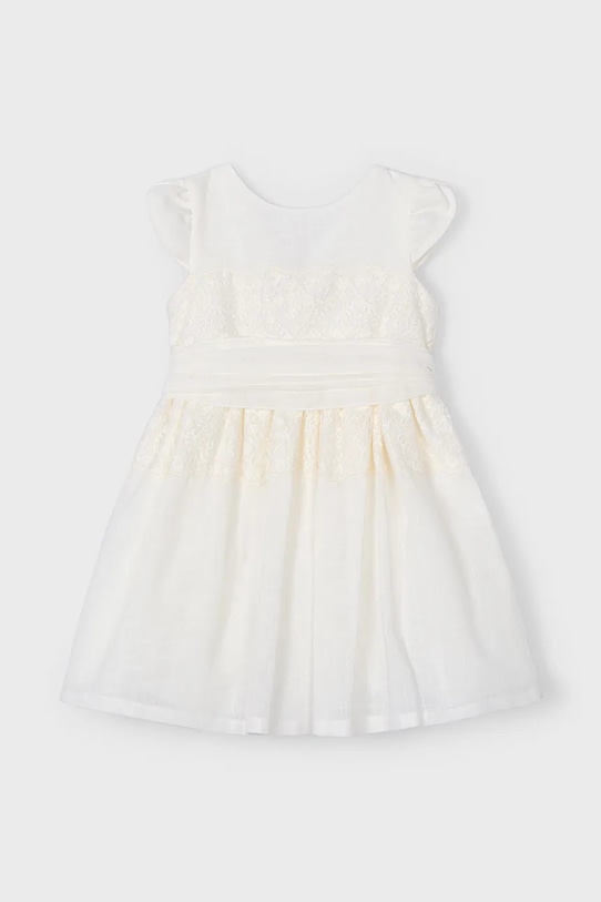 Mayoral sukienka dziecięca 3911.6A.Mini.PPYA beżowy SS25