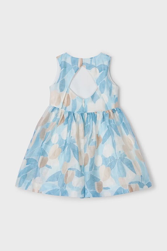Дівчинка Дитяча льняна сукня Mayoral 3913.6B.Mini.PPYA блакитний