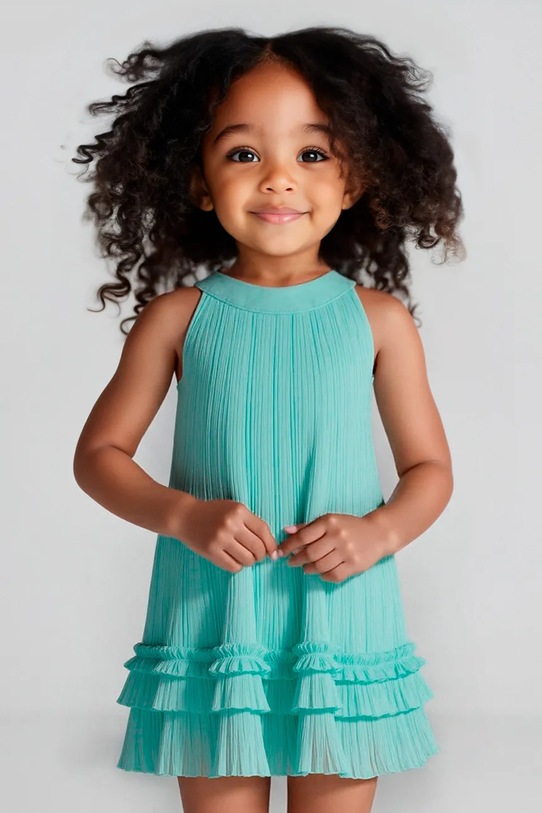 Mayoral rochie fete mini turcoaz 3915.6C.Mini.PPYA