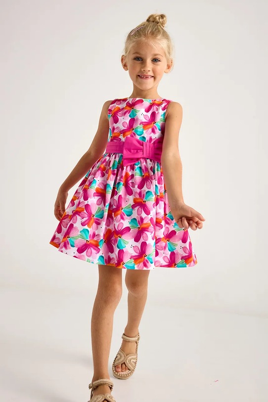 Dječja pamučna haljina Mayoral 3917.6C.Mini.PPYA