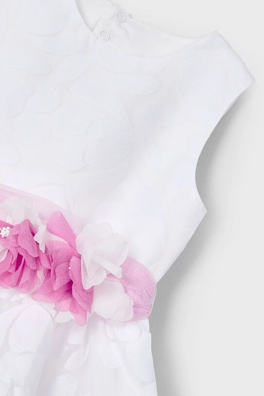 Παιδικό φόρεμα Mayoral λευκό 3918.6C.Mini.PPYA