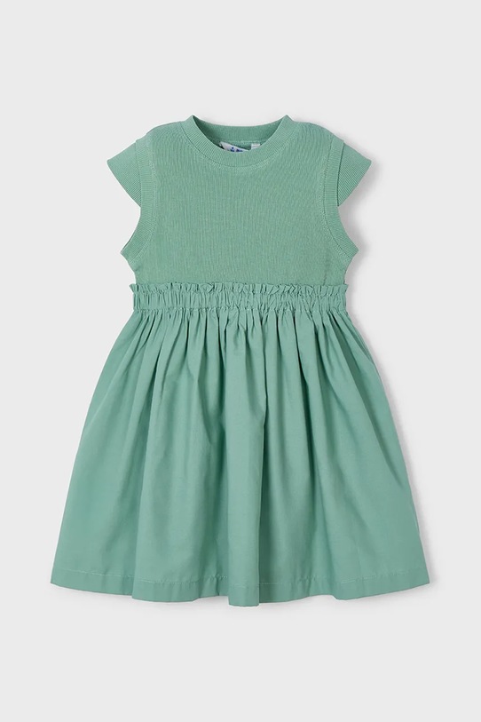 Παιδικό φόρεμα με τσάντα Mayoral 3927.6H.Mini.PPYA πράσινο SS25