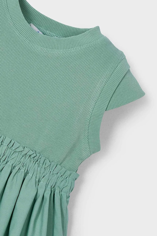 Παιδικό φόρεμα με τσάντα Mayoral πράσινο 3927.6H.Mini.PPYA