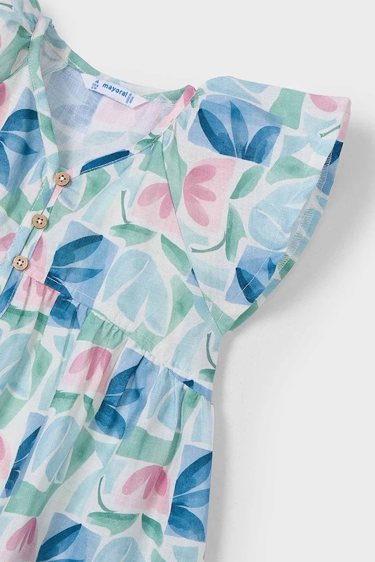 Дитяча сукня Mayoral бірюзовий 3928.6H.Mini.PPYA