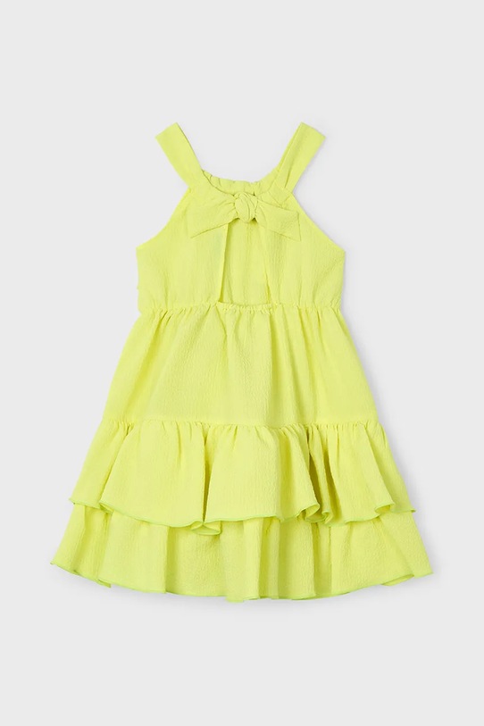 Mayoral vestito bambina 3933.6L.Mini.PPYA verde SS25