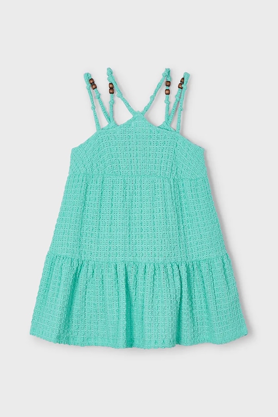 Mayoral rochie fete 3936.6L.Mini.PPYA turcoaz SS25