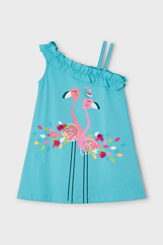 Детское платье Mayoral 3937.6M.Mini.PPYA бирюзовый SS25