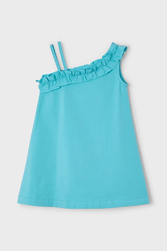 Девочка Детское платье Mayoral 3937.6M.Mini.PPYA бирюзовый
