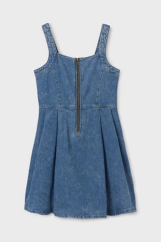Mayoral rochie din denim pentru copii 6979.8F.Junior.PPYA albastru SS25