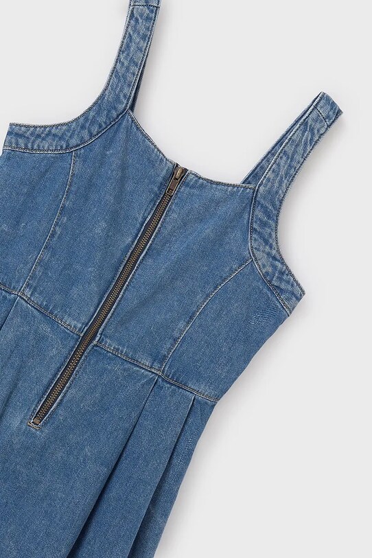 Mayoral rochie din denim pentru copii albastru 6979.8F.Junior.PPYA
