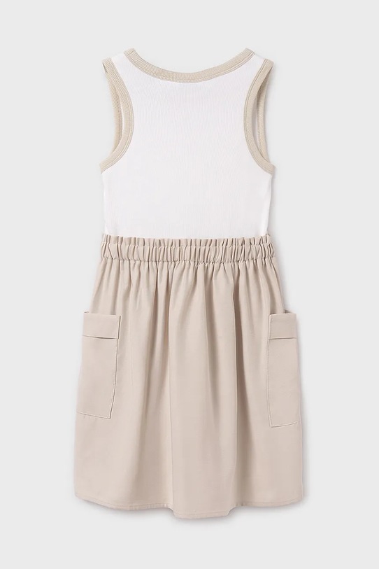 Mayoral sukienka dziecięca 6980.8C.Junior.PPYA beżowy SS25