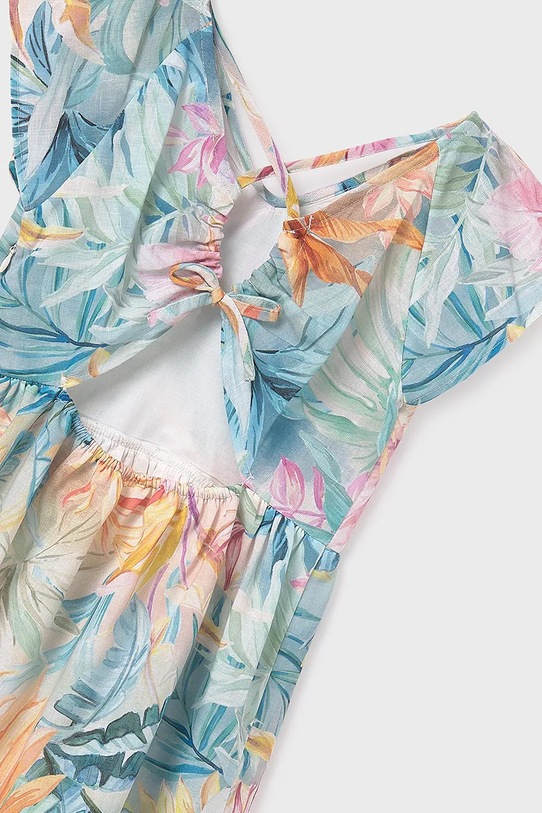 Dívčí šaty Mayoral tyrkysová 6991.8E.Junior.PPYA