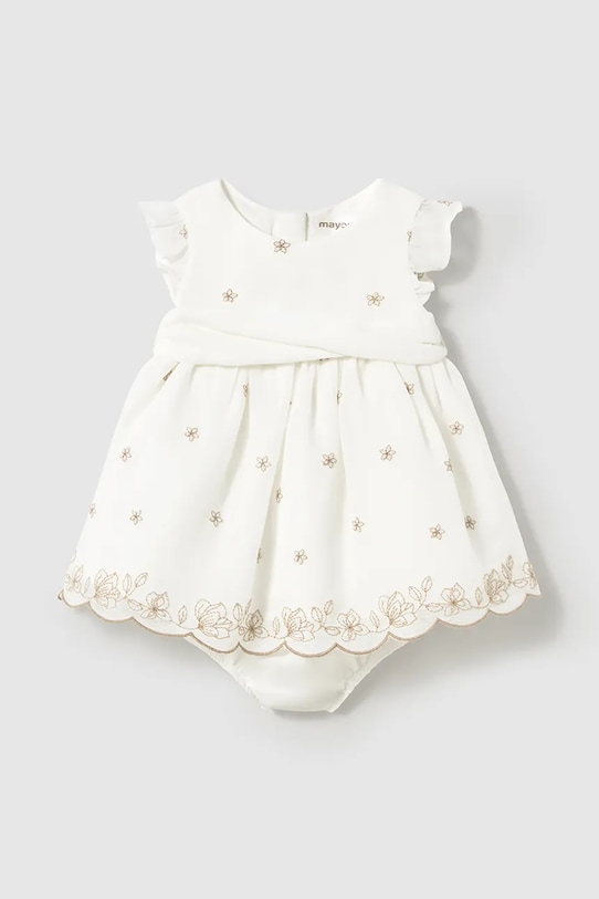 Mayoral Newborn rochie bebe mini bej 1856.2H.Newborn.PPYH