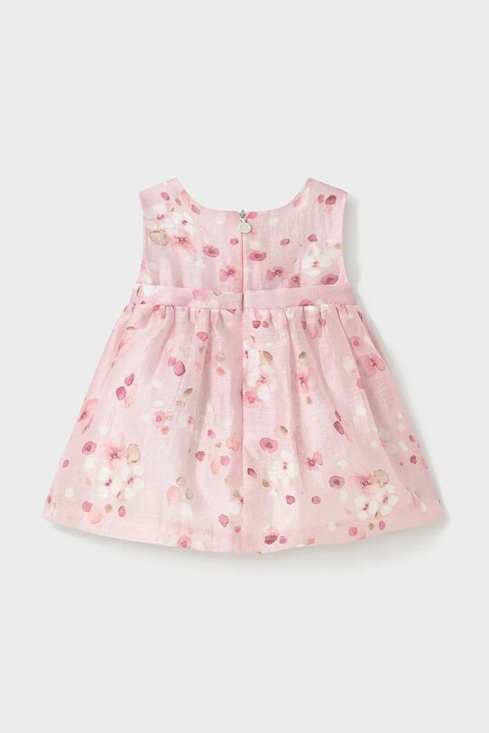 Детское льняное платье Mayoral Newborn 1863.2K.Newborn.PPYH белый SS25