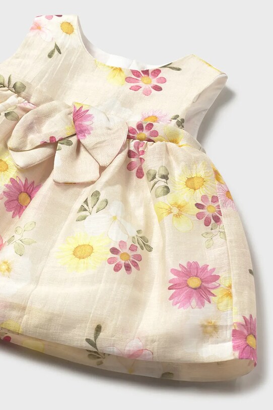 Deklice Lanena obleka za dojenčke Mayoral Newborn 1863.2K.Newborn.PPYH rumena