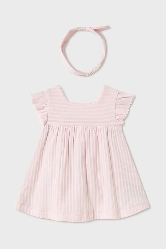 Mayoral Newborn rochie din bumbac pentru bebeluși 1866.2M.Newborn.PPYH roz SS25