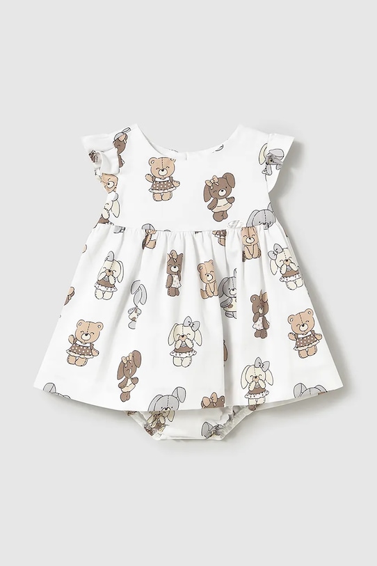 Mayoral Newborn rochie din bumbac pentru bebeluși mini bej 1869.2P.Newborn.PPYH