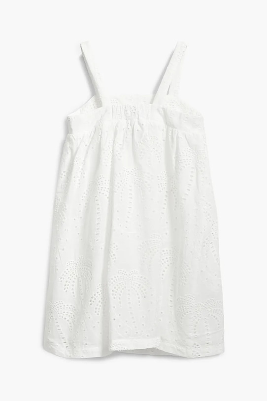 Хлопковое детское платье Desigual 25SGVW07 белый SS25