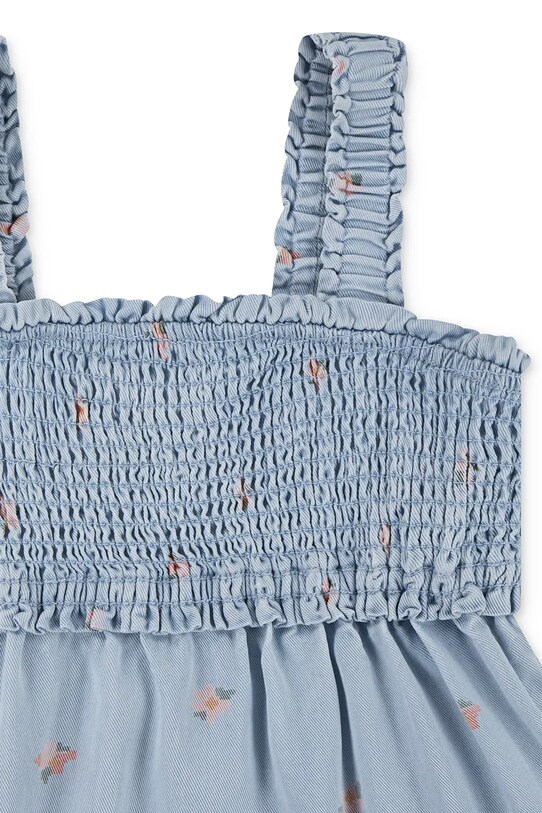 Dievča Dievčenské šaty Levi's BABY DOLL SMOCKED DRESS 4EM227 modrá