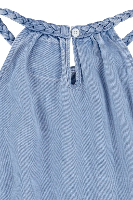 Платье Levi's HALTER TIERED DRESS 3EM228 голубой