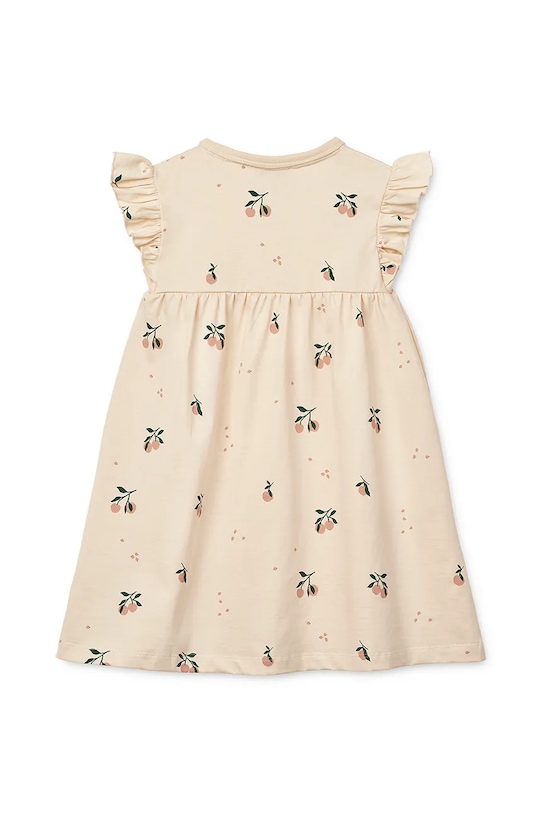 Fete Liewood rochie din bumbac pentru copii Neveah Printed Dress LW19803 bej