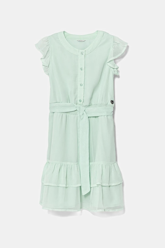 Guess sukienka dziecięca rozkloszowany turkusowy J5GK18.WA2T0.PPYA