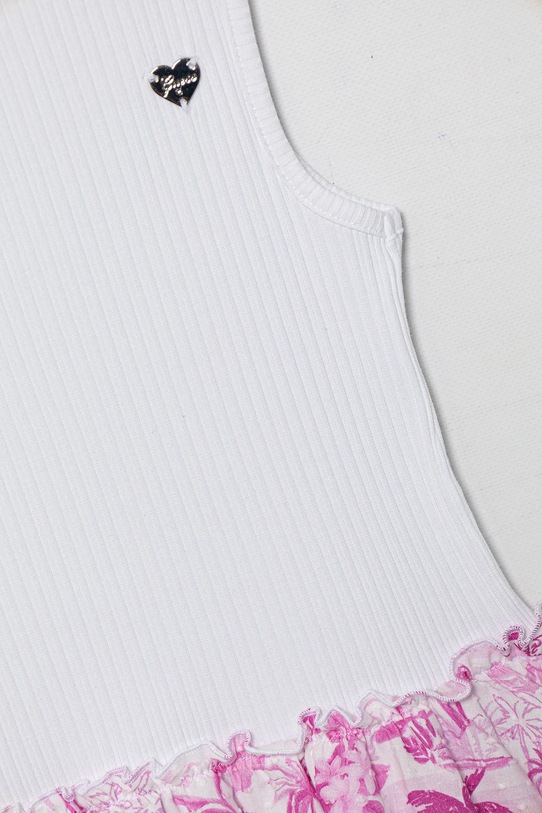 DÍVKA Dětské bavlněné šaty Guess J5GK29.KCSQ4.PPYA růžová