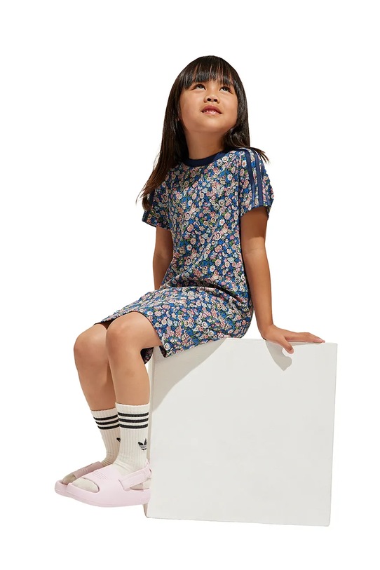 Dječja pamučna haljina adidas Originals JD0486