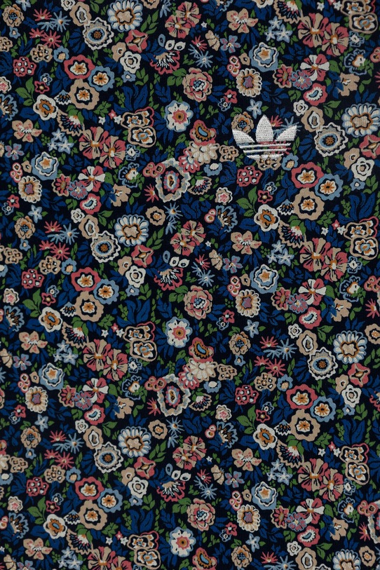 Dječja pamučna haljina adidas Originals mornarsko plava JD0486