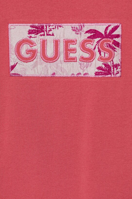 Dziewczynka Guess sukienka bawełniana dziecięca K5GK18.KAUG0.PPYA różowy