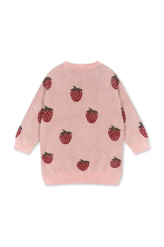 Dívčí šaty Konges Sløjd LAPIS LUREX KNIT DRESS KS102262 růžová SS25