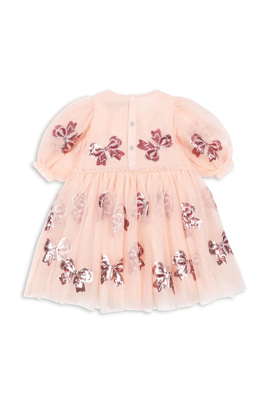 Dziewczynka Konges Sløjd sukienka dziecięca YVONNE SLEEVE DRESS KS102439 różowy