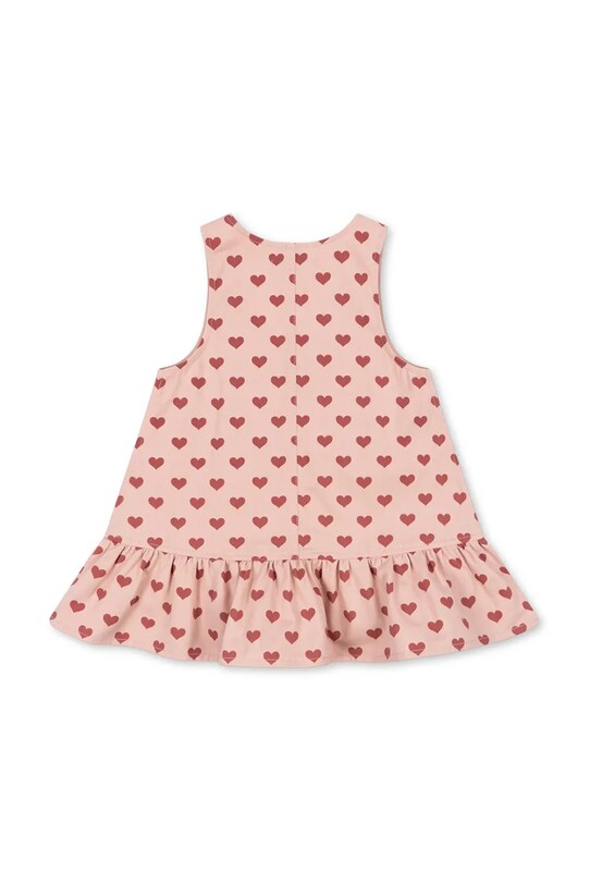 Konges Sløjd rochie din bumbac pentru copii FEN DRESS GOTS KS102443 roz SS25