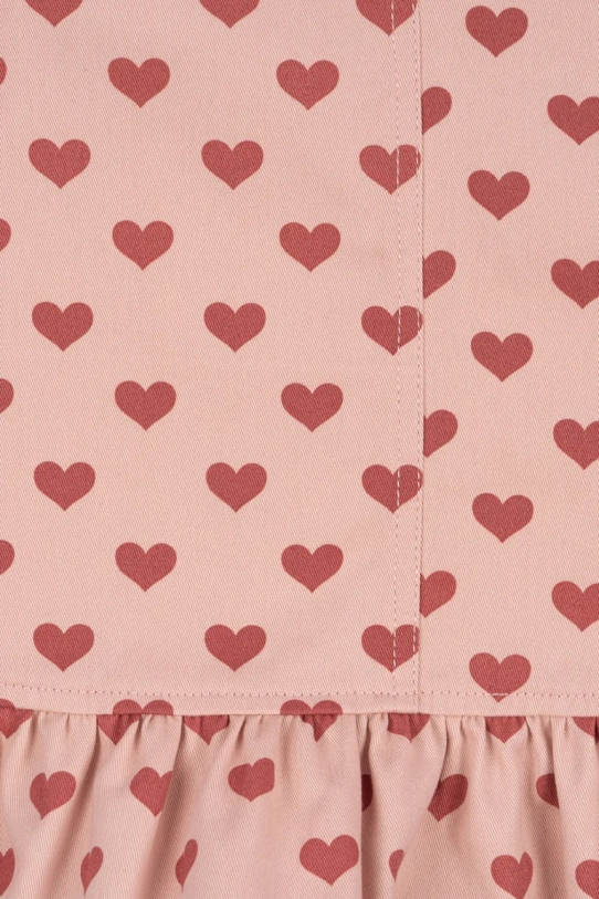 Konges Sløjd rochie din bumbac pentru copii FEN DRESS GOTS roz KS102443