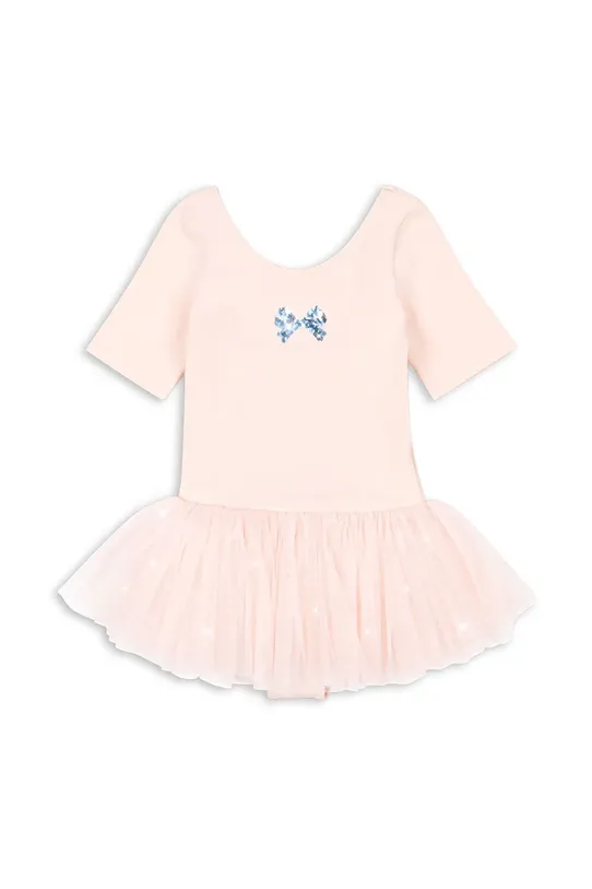 Konges Sløjd sukienka dziecięca BALLERINA DRESS KS102647 różowy SS25