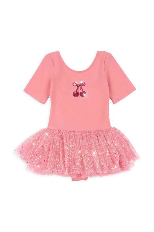 Konges Sløjd sukienka dziecięca BALLERINA DRESS KS102647 różowy SS25