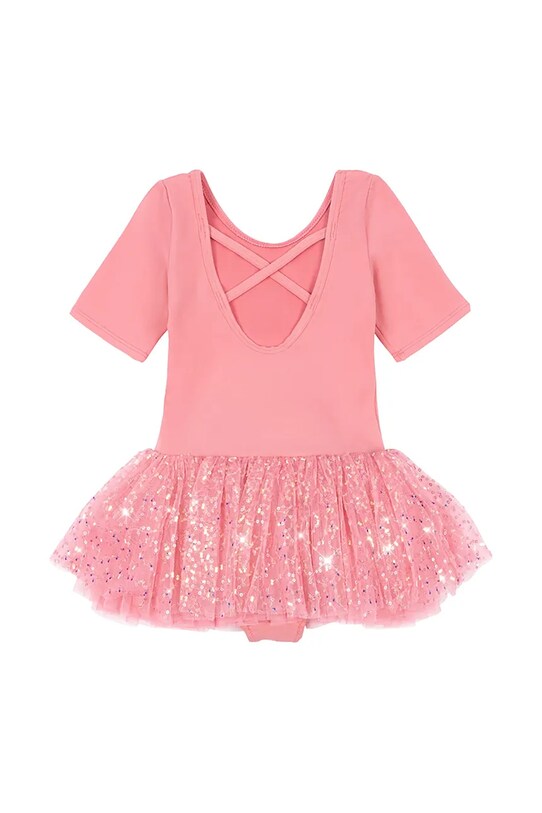 Dziewczynka Konges Sløjd sukienka dziecięca BALLERINA DRESS KS102647 różowy