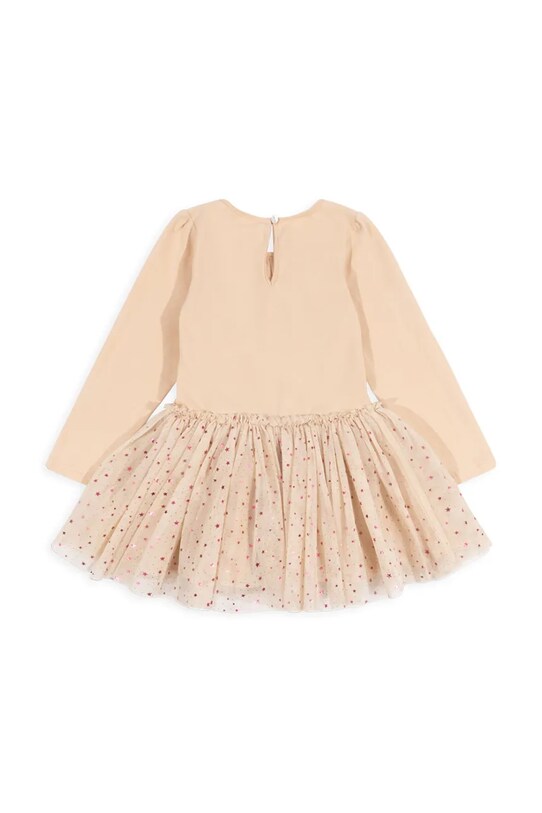 Konges Sløjd sukienka dziecięca FAIRY BALLERINA DRESS KS102721 beżowy SS25