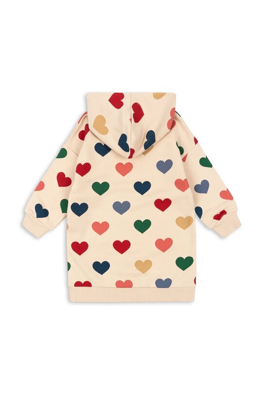 Fete Konges Sløjd rochie fete LOU HOODIE DRESS OCS KS102856 bej
