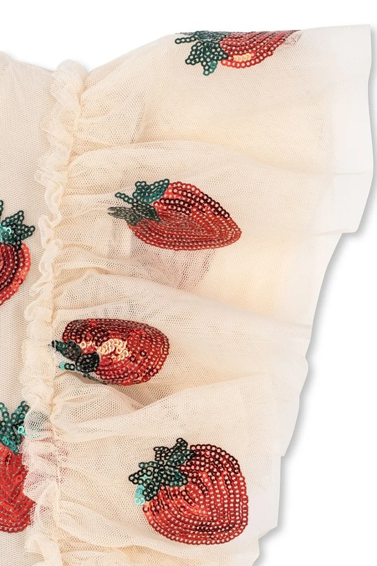 Dievčenské šaty Konges Sløjd YVONNE FRILL DRESS ružová KS102288