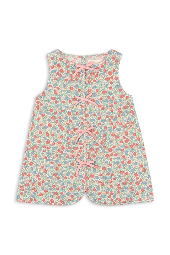 Дитяча сукня Konges Sløjd ELIN BOW DRESS GOTS KS102434 бірюзовий SS25