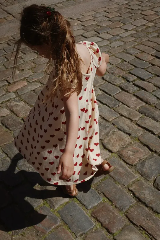 Хлопковое детское платье Konges Sløjd CLASSIC SS DRESS GOTS KS102546