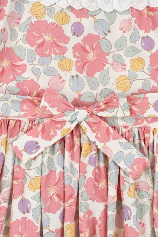 Konges Sløjd sukienka bawełniana dziecięca COEUR COLLAR DRESS GOTS KS102649