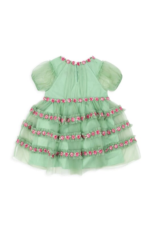 Djevojčice Dječja haljina Konges Sløjd JOELLE DRESS KS102728 zelena