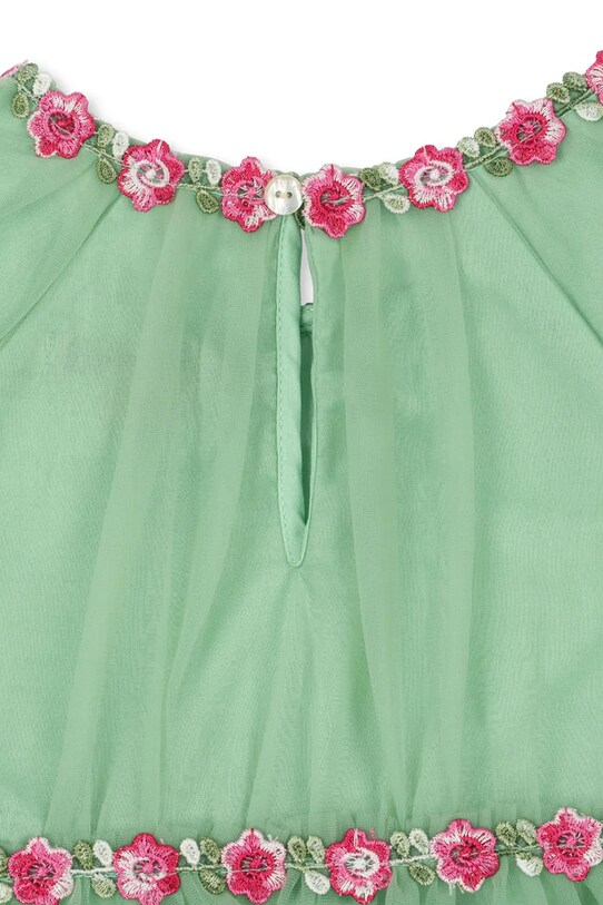 Dječja haljina Konges Sløjd JOELLE DRESS KS102728 zelena