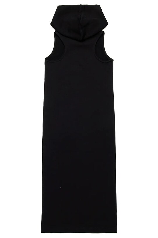Хлопковое детское платье Diesel DYTES DRESS J02203 чёрный SS25