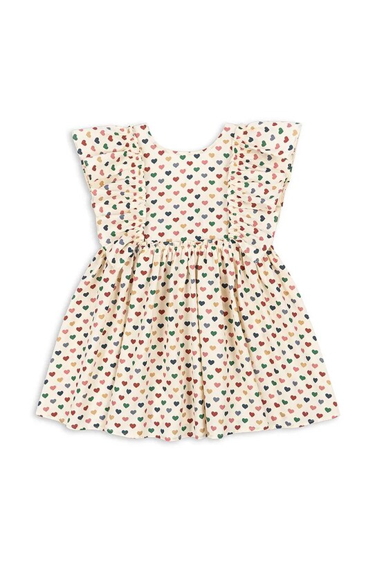Детское платье Konges Sløjd EVIA BOW DRESS GOTS KS103055 бежевый SS25