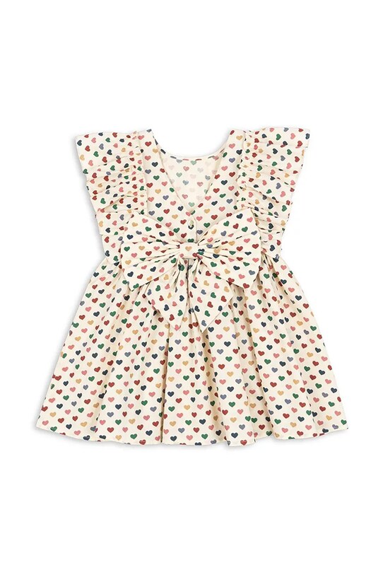Девочка Детское платье Konges Sløjd EVIA BOW DRESS GOTS KS103055 бежевый