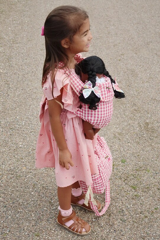 Παιδικό φόρεμα Konges Sløjd EVIA BOW DRESS GOTS KS103055