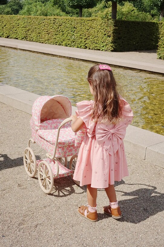 Παιδικό φόρεμα Konges Sløjd EVIA BOW DRESS GOTS KS103055